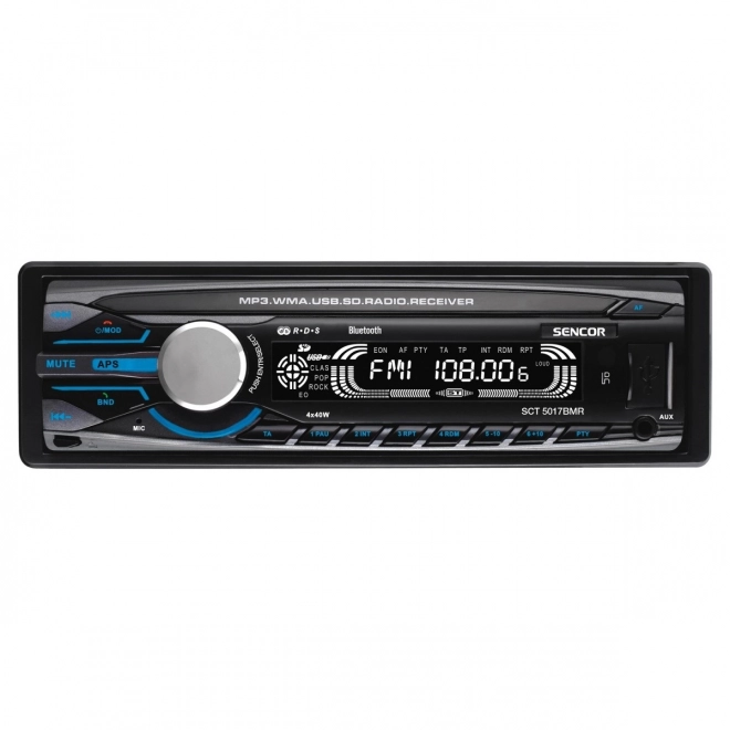 Rádio SCT 5017BMR Výkon 4x40W Bluetooth s mikrofonem USB/SD/MMC, MP3,WMA