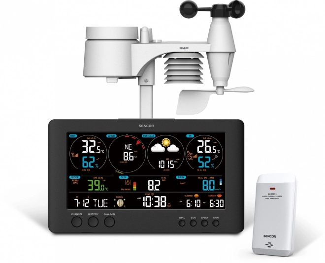 Profesionální METEO WiFi SWS 12500 H 21,4 cm LCD Colour