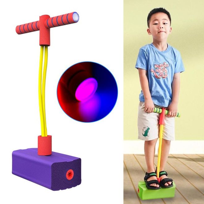 Pogo jumper na hraní pro děti - fialový