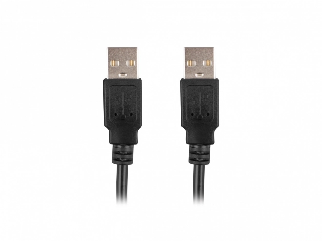 Kabel USB-A M/M 2.0 1,8 m černý