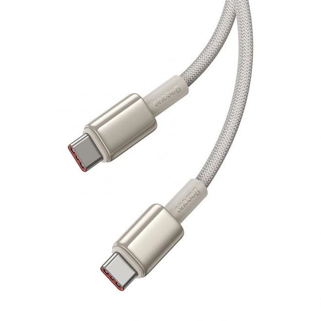 Kabel USB-C na USB-C Baseus Tungsten Gold, 100W, 2m (zlatý)