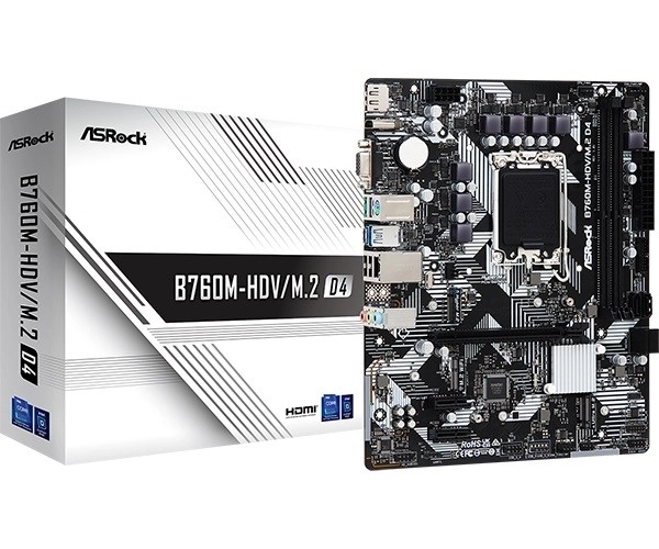 Základní deska B760M-HDV/M.2 D4 s1700 2DDR4 DP/HDMI mATX