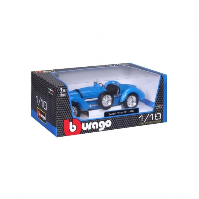 Bburago 1:18 Bugatti Type 59 Blue