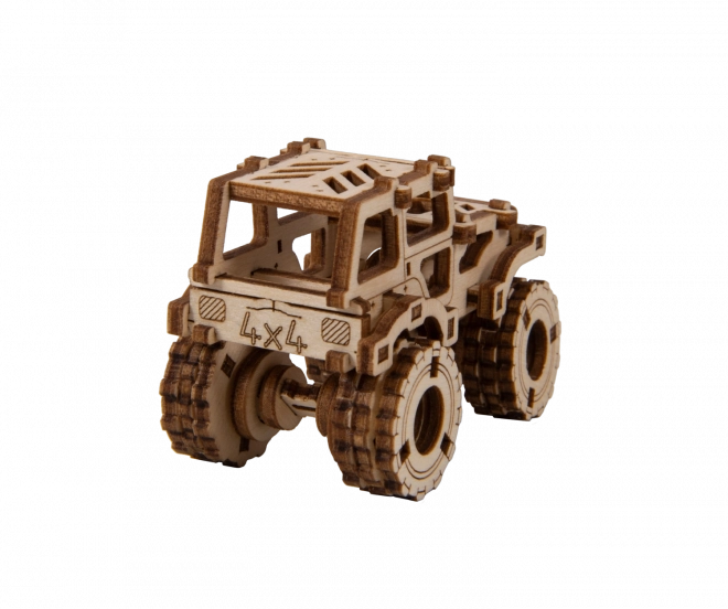 Wooden City 3D puzzle Superfast Monster Truck č.1