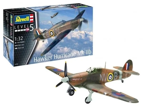 Plastikový model letadla Hawker Hurricane MK IIB 1/32