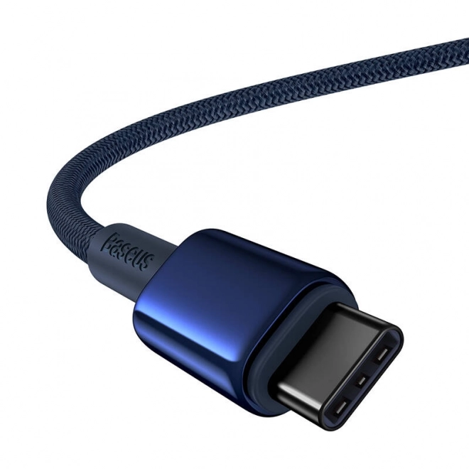 Kabel USB-C na USB-C Baseus Tungsten Gold, 100W, 2m (modrý)