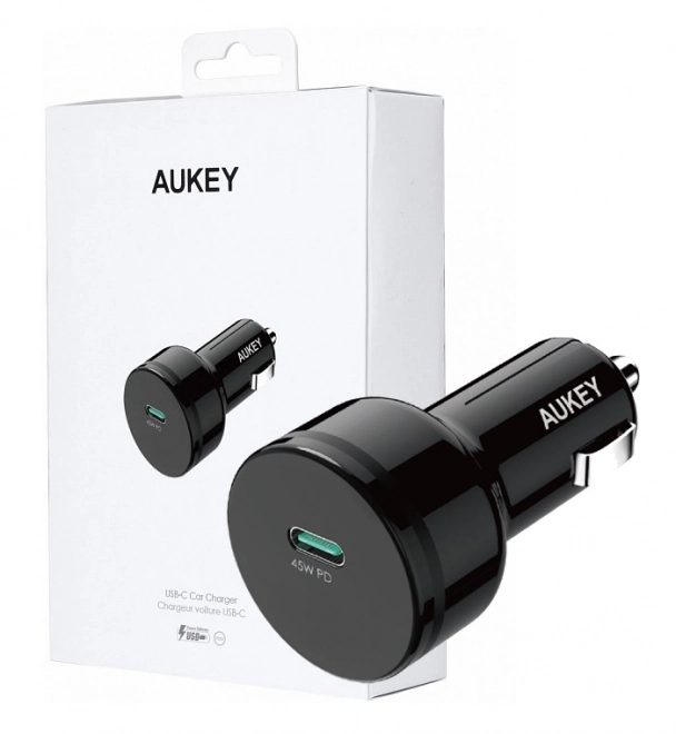 CC-Y13 ultrarychlá nabíječka do auta 1xUSB-C Power Delivery 45W 3A