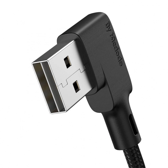 Kabel USB na USB-C, Mcdodo CA-7310, úhlový, 1,8 m (černý)