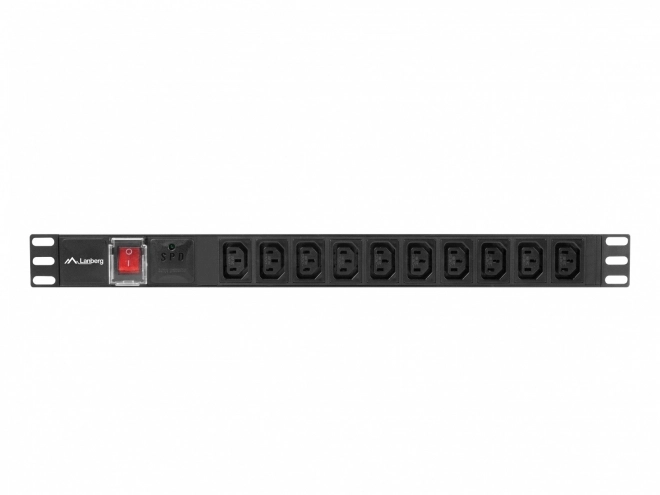 Rack PDU 19" 1U 10A 10X IEC C13 2m C14 napájecí lišta černá