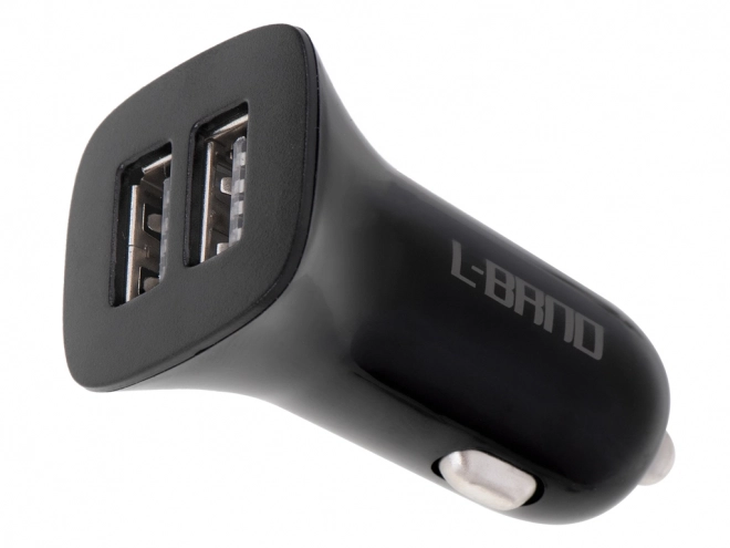 L-BRNO Duální nabíječka do auta USB + Lightning