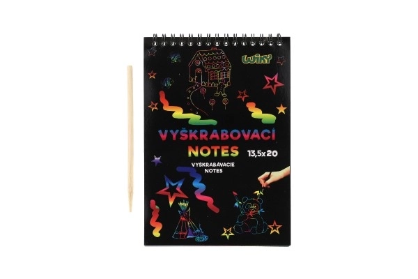 Vyškrabovací notes 20x13,5cm /12 listů