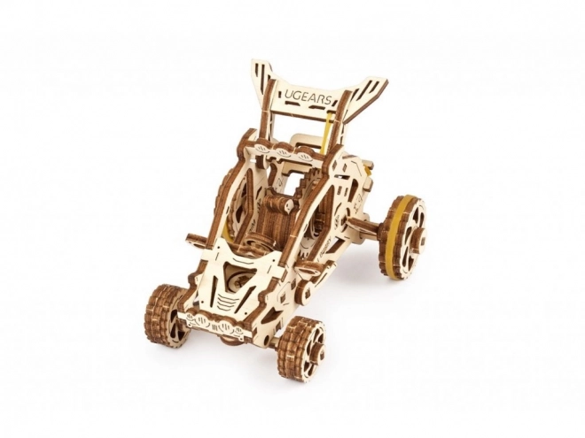 Ugears 3D dřevěné mechanické puzzle Mini bugina