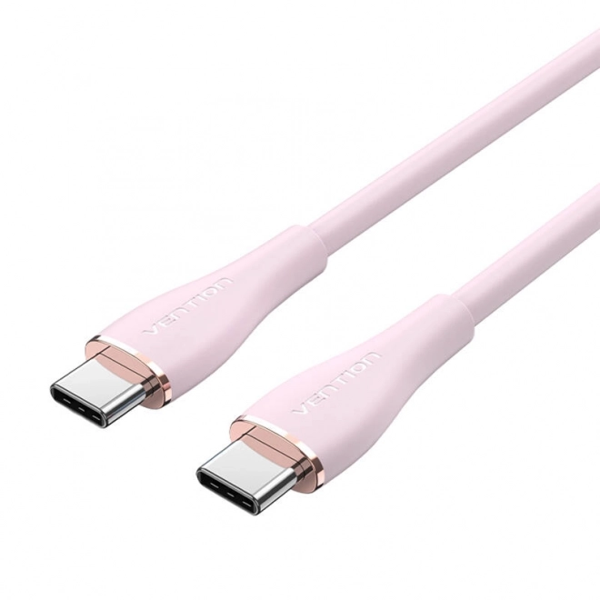 USB-C kabel Vention růžový PD 100W 1m