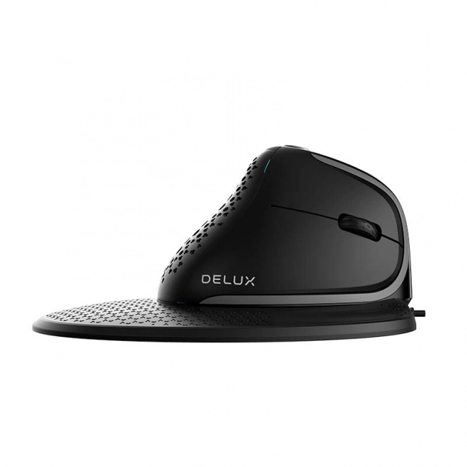 Bezdrátová ergonomická myš Delux M618XSD BT+2,4G RGB