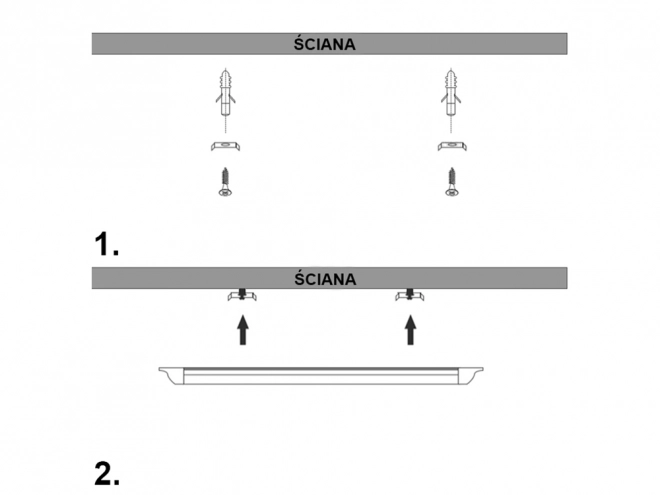 Povrchová montáž vedla zářivkové svítidlo 120cm 28w