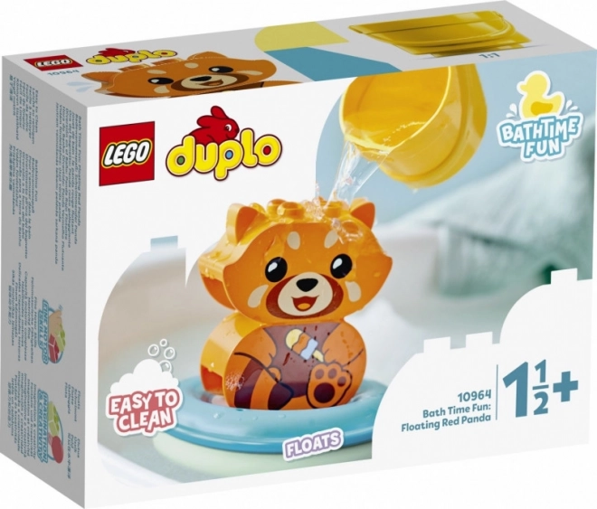 LEGO Duplo 10964 Legrace ve vaně: Plovoucí panda červená