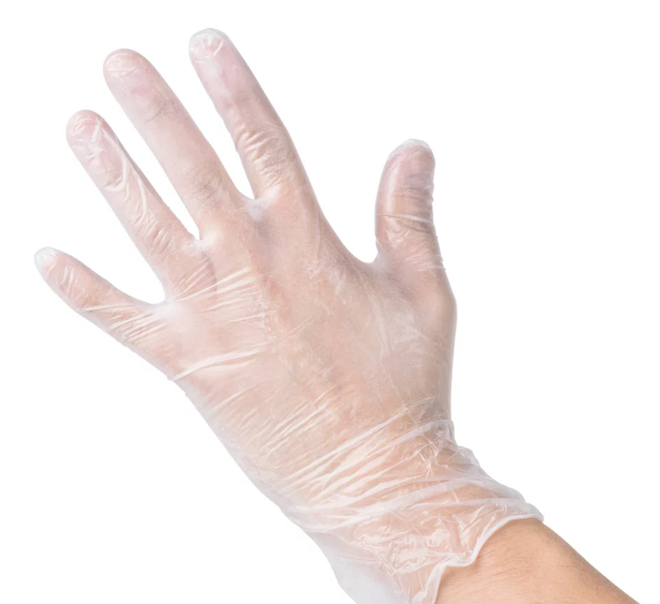 Silné vinylové rukavice 100ks - velikost M