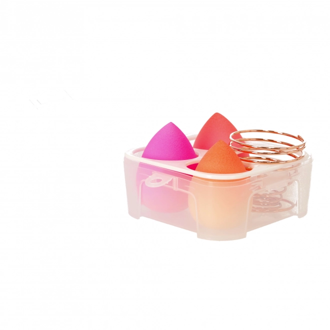 Beauty Blender Box Ombre - sada houbiček na make-up 3ks + stojánek na houbičky BLING