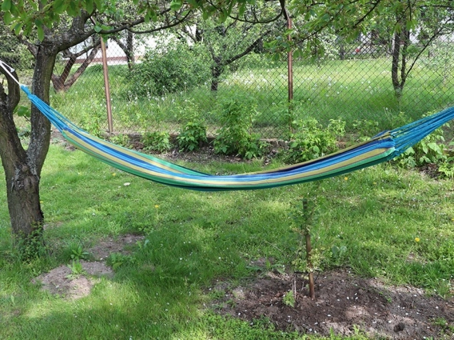 Kempingový hammock - zahradní houpací síť 200x80cm