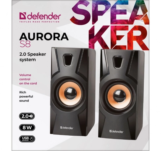 Kabelové reproduktory AURORA S8 2.0