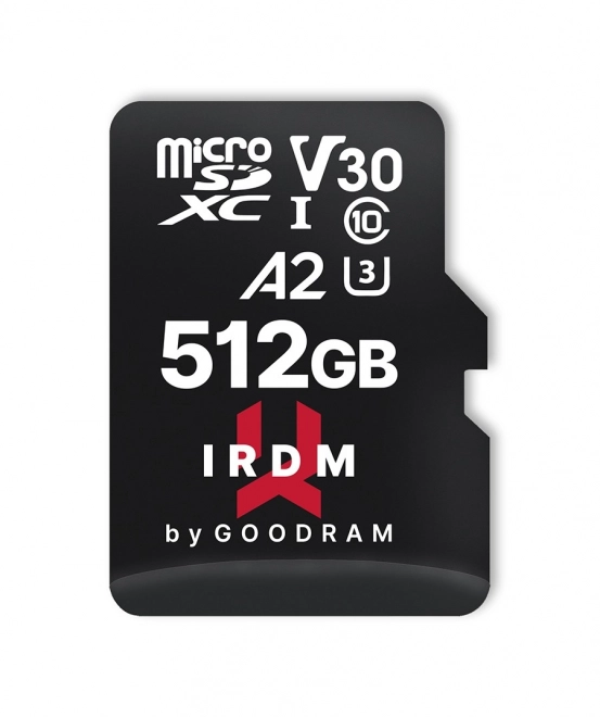 Paměťová karta Goodram microSD IRDM 512GB UHS-I U3