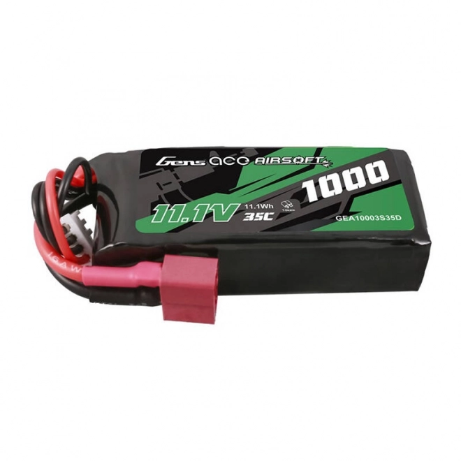 Gens ace 35C 1000mAh 3S1P 11.1V Airsoft Gun Lipo baterie s T konektorem