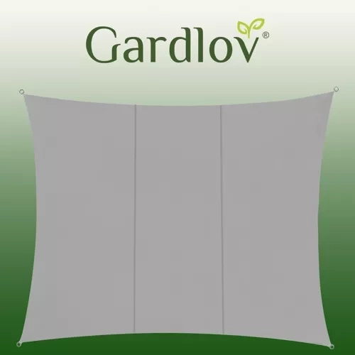 Gardlov sluneční plachta 4 x 3 m – šedá