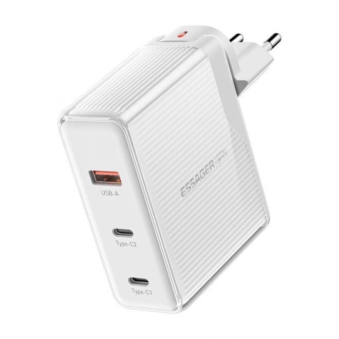 Nabíječka Essager 100W GaN s 2x USB-C a USB-A