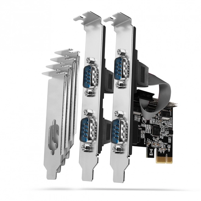 Řadič PCEA-S4N PCIe 4x sériový port RS232 250 kb/s, včetně SP a LP