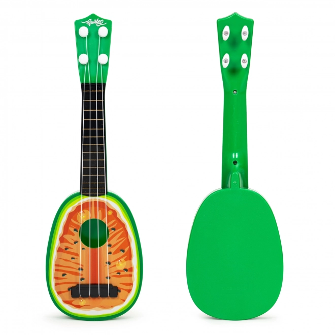 Ukulele kytara pro děti, čtyřstrunná, vodní meloun