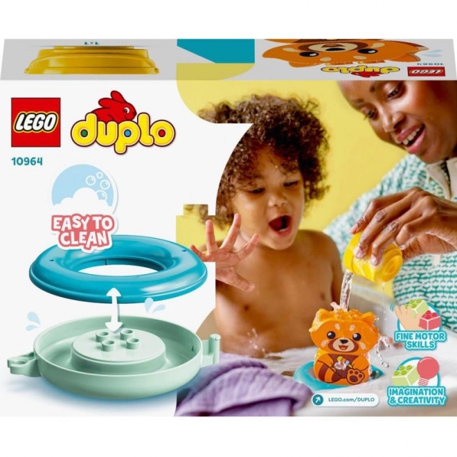 LEGO Duplo 10964 Legrace ve vaně: Plovoucí panda červená