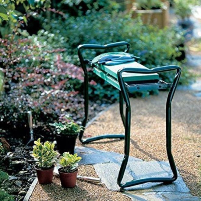 Stolička židle klekačka zahradní lavice 3v1
