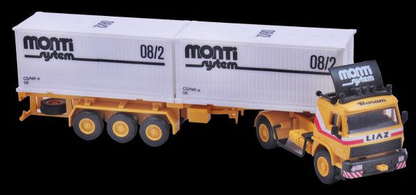 Stavebnice Monti System MS 08.2 Container Liaz 1:48 v krabici 31,5x16,5x7,5cm