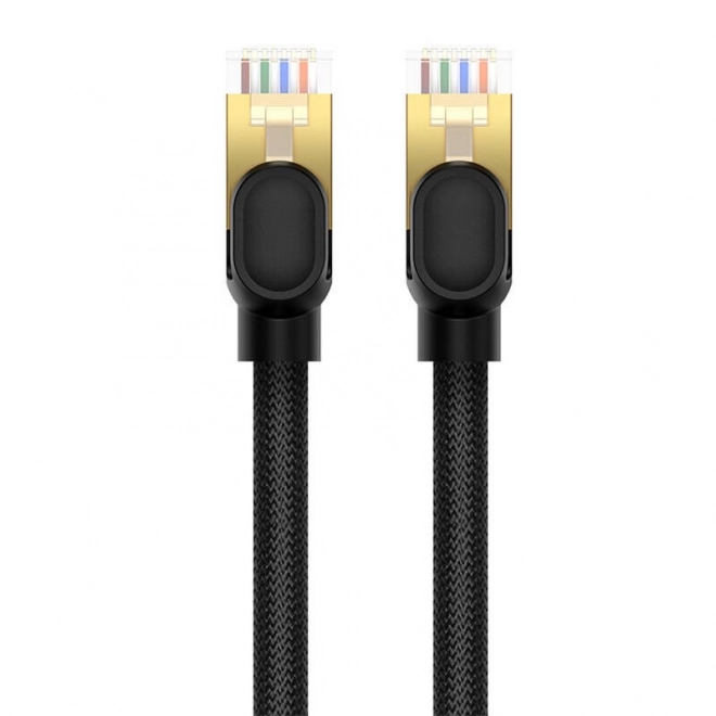 Síťový kabel cat.8 Baseus Ethernet RJ45, 40Gbps, 1,5 m (černý)