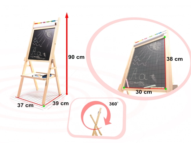 Magnetická tabule abakus abakus papírové křídové dopisy zdarma