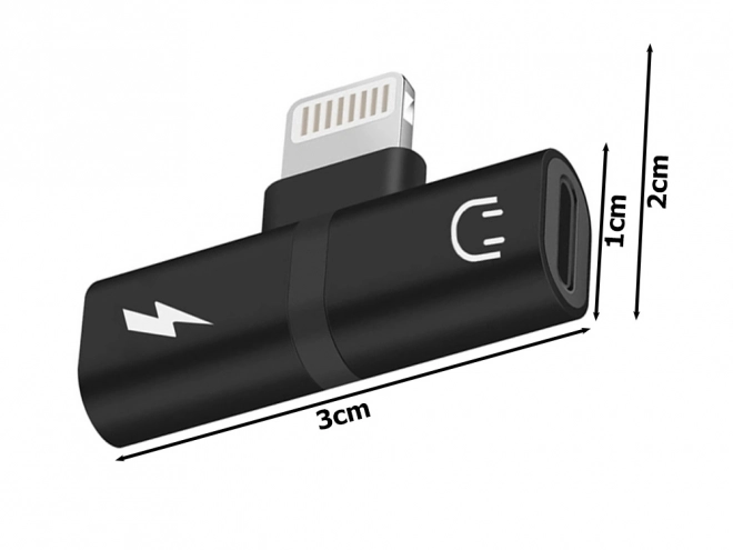 Lightning adaptér pro iPad a iPhone 2 v 1