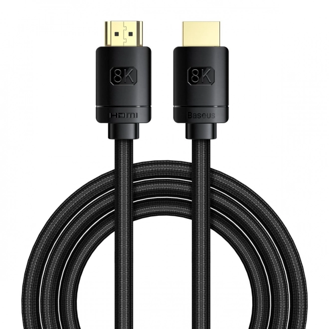 Kabel HDMI 2.1 řady High Definition, 8K 60Hz, 3D, HDR, 48Gbps, 3m (černý)