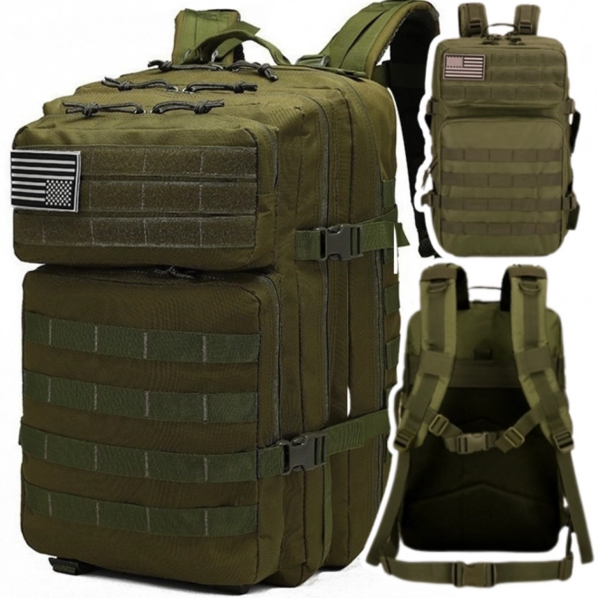 Khaki 40-60L vojenský taktický batoh