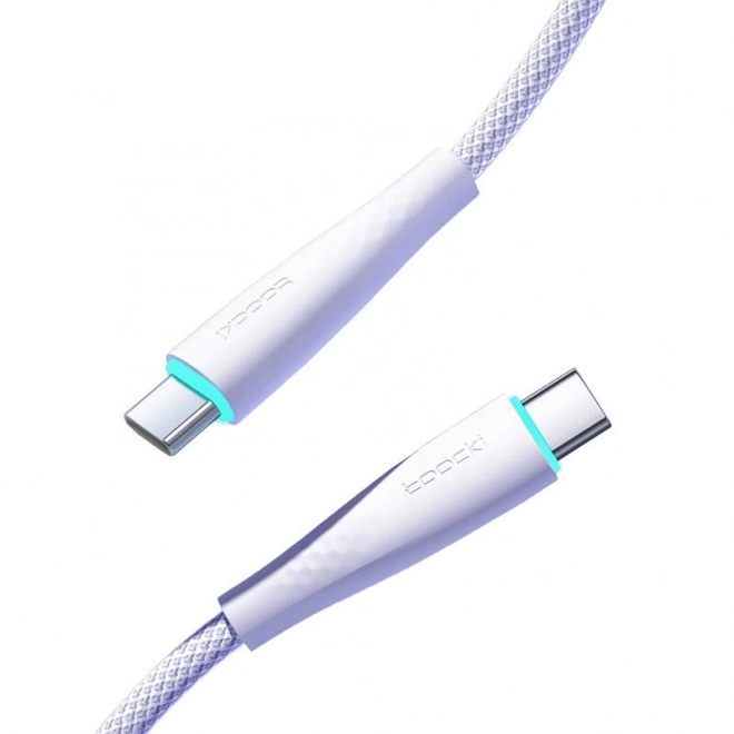 Kabel USB-C na USB-C Toocki TXCTT1- BMH01-P, 1m, PD, FC 100W (fialový)