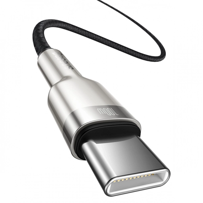 Kabel USB-C na USB-C Baseus Cafule, 100W, 2m (černý)