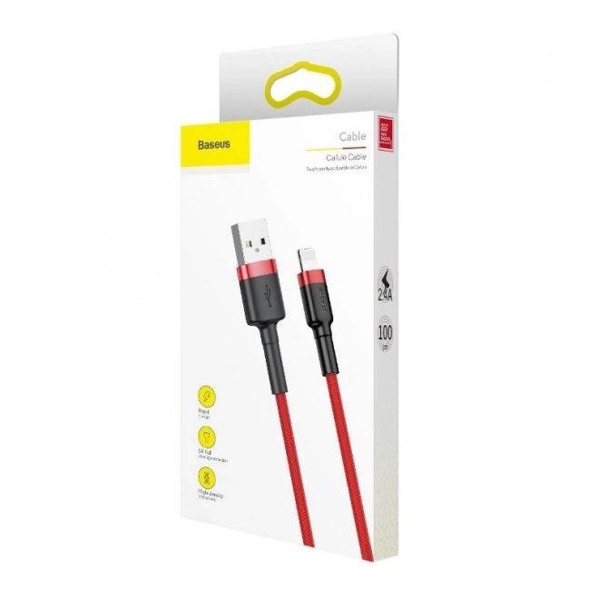 Baseus Cafule Cable USB Lightning 1,5A 2m - červený