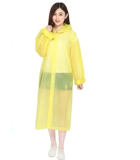Pláštěnka do deště pro dospělé - žlutá