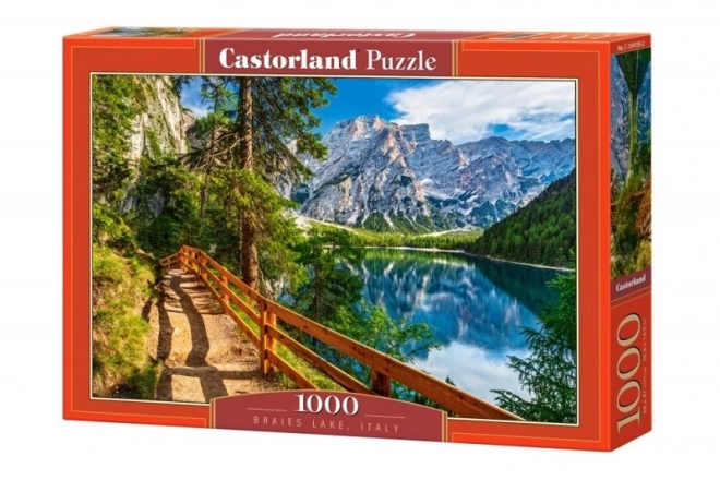 Puzzle Jezioro Braies Itálie 1000 rámců