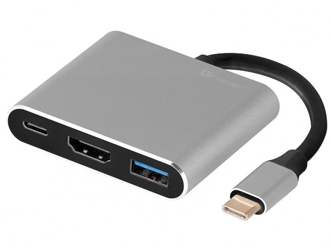 Adaptér A-1 USB-C HDMI 4k, USB 3.0, PDW 100W