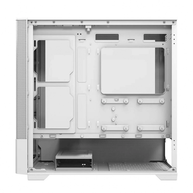 Počítačová skříň Darkflash DK415 + 2 ventilátory (bílá)