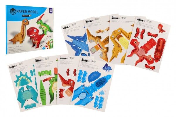 3D papírové modely - dinosauři