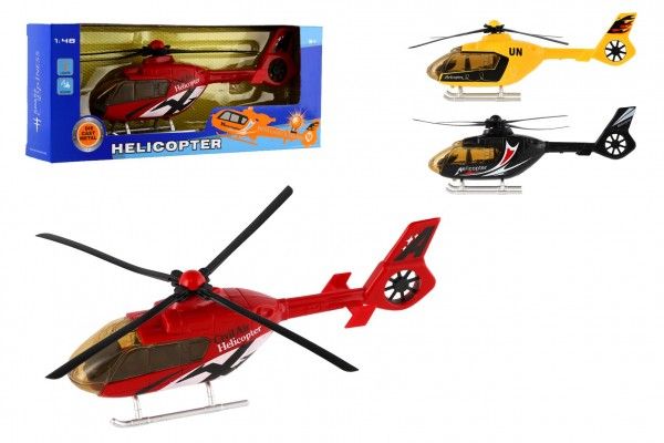 Vrtulník se světelnými a zvukovými efekty – Žlutý