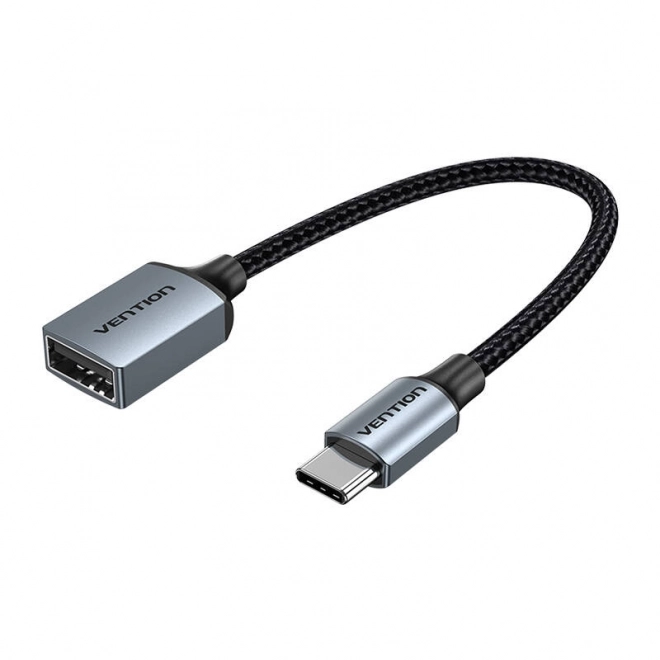 Usb-c na usb-a otg adaptér Vention šedý