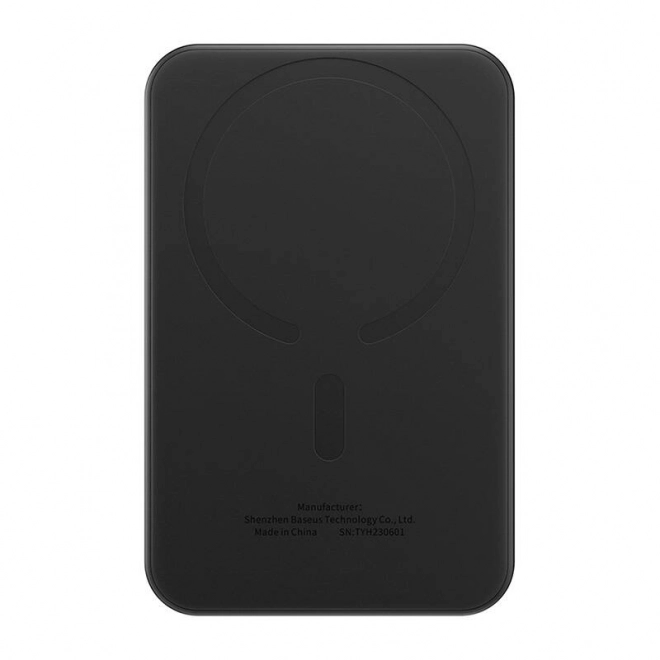 Magnetická mini powerbanka Baseus 5000mAh, USB-C 20W (černá)