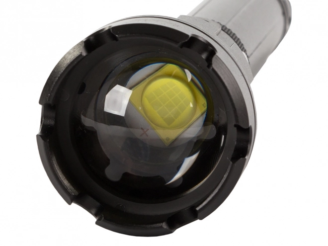 Taktická svítilna bailong led xhp160 cob strong